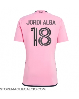 Inter Miami Jordi Alba #18 Maglia Gara Casa Repliche 2024-25